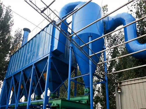 我企业为山东发电生物质有限企业提供的4吨生物质锅炉除尘器图片